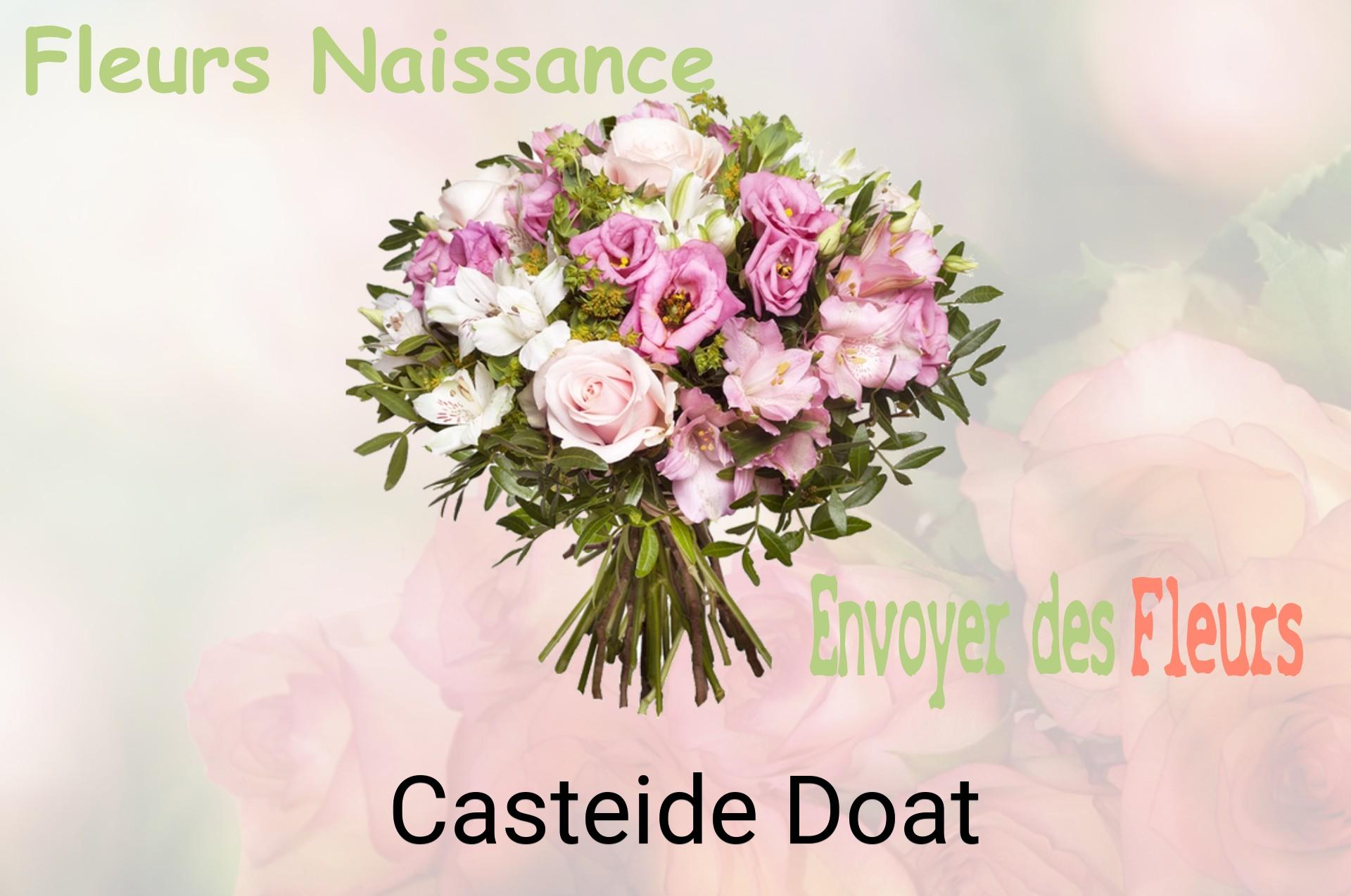 Bouquet de fleurs de naissance livré à Casteide-Doat